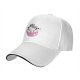 Black baseball cap with muscular Hello Kitty graphic and I Took The Stairs text