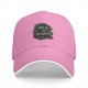 Black baseball cap with 'Here Lies My Motivation' tombstone graphic