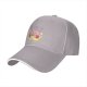 Black baseball cap featuring Kirby eating ramen