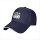 Black Baseball Cap With Scared Bowling Pins Graphic