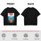 Olive T-Shirt With Cartoon Kong Banana Water Print