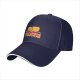 Black baseball cap with sleeping duck graphic and 'Until My Problems Disappear' text