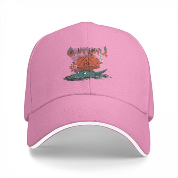 Critical Hit D20 Monster Slayer Graphic Baseball Cap