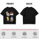 Olive T-shirt with cute cat sushi illustrations
