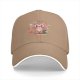 Black baseball cap with cute owl 'Owlways for snacks' print