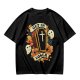 Olive Halloween T-Shirt with Get In Loser Coffin Ghost Floral Art