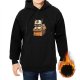 Black hoodie with Appa from Avatar: The Last Airbender in a box that says Adopt me I'm Lost