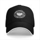Black baseball cap with 'New Emotion Caffeine Addiction' coffee cup graphic
