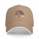 Black Baseball Cap With Hamlet Ham And Skull Graphic Print