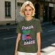 Olive T-Shirt with Fresh Beets DJ Graphic Print