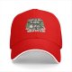 Black baseball cap with 'Water My Plants When I'm Gone' skull and plant graphic