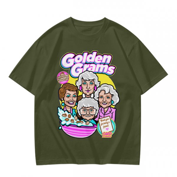 Golden Grams Themed Graphic T-Shirt Featuring The Golden Girls