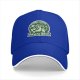 Black baseball cap with cosmic coffee alien girl graphic