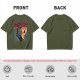 Olive T-Shirt With Funny Pizza Slice Scream Art Print