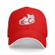 Black baseball cap with Kitty Cat graphic and text