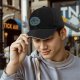 Black Baseball Cap With Celtic Knot Dragon Emblem