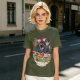 Anime Mecha Robot Ramen Bowl Graphic T-Shirt