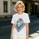 Olive T-Shirt With Sushi Themed Character Art Print