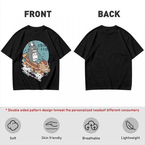 My Neighbor Totoro Characters Catbus Graphic T-Shirt