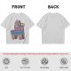 Olive T-Shirt With Colorful Donkey Pinata Graphic Print