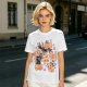 Olive Green Christmas Cat Gingerbread Graphic T-Shirt