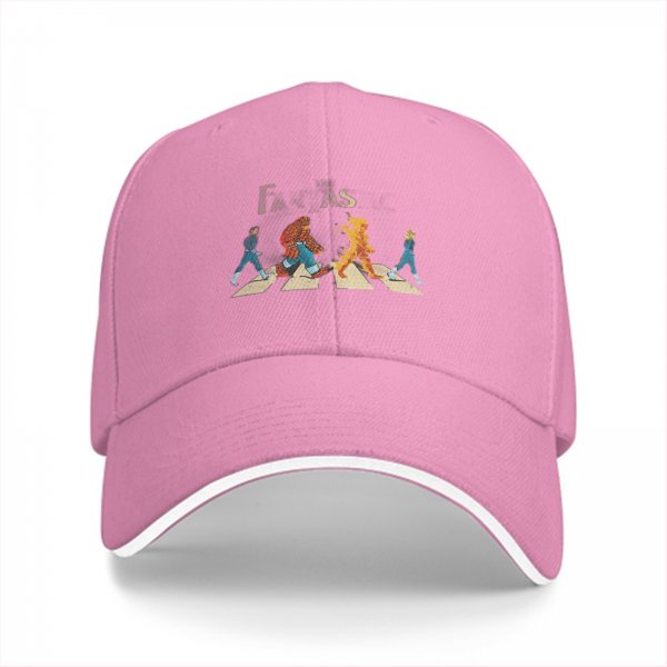 Fantastic Four Abbey Road Crosswalk Graphic Baseball Cap