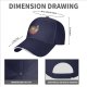 Black baseball cap with frog in ramen bowl graphic