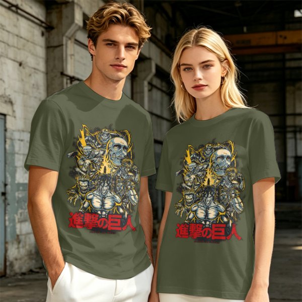 Attack on Titan Colossal Titans Graphic Tee
