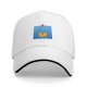 Black Baseball Cap With Underwater Pac-Man Graphic Print