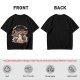 Olive graphic t-shirt with 'Don't Fight Your Demons' cat art