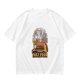 Olive T-Shirt With Sacred Fast Food Combo Graphic Print