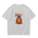 Olive T-Shirt with Flaming Devil Fruit Graphic Print