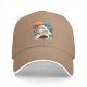 Black Baseball Cap With Appa The Sky Bison Graphic Print