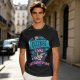 Olive t-shirt with 'In My Defense I Was Left Unsupervised' graphic