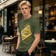 Olive Graphic Tee With 'F*** Around And Find Out' Uno Reverse Card Print