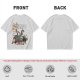 Olive Green T-Shirt With Superhero Animal Squad Graphic Print