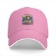 Black Baseball Cap With Whovio Cereal Themed Graphic Print