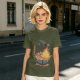 Howl's Moving Castle Calcifer Ramen Graphic T-Shirt