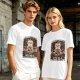 Olive t-shirt with grumpy cat holding boxes and text 'Forget Gifts Give Me A Reason To Live'