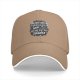 Black baseball cap with 'I'm manifesting snacks' text print