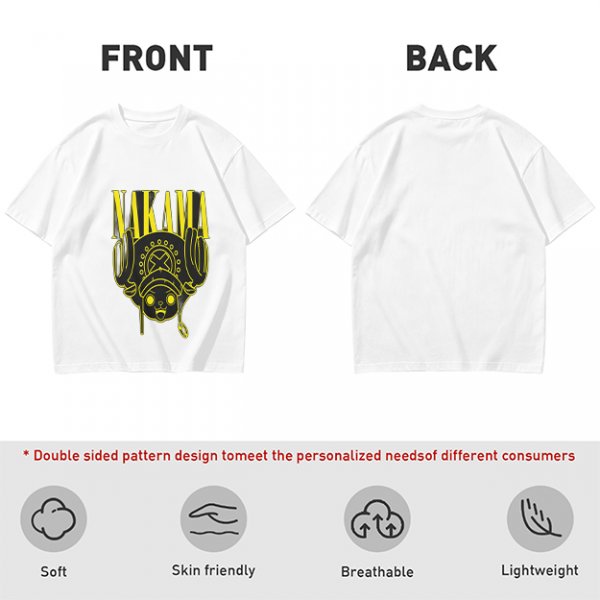 Olive Anime T-Shirt Featuring Chopper and Nakama Text
