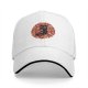 Black Baseball Cap with Cute Black Cat and Candy Print