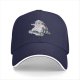 Black Baseball Cap With Skateboarding Raccoon Trash Panda Graphic