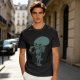 Olive T-Shirt With Alien Eating Ice Cream Graphic
