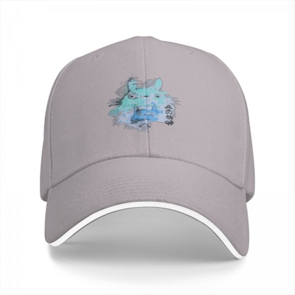 Black Baseball Cap With Watercolor Forest Spirit Art Print