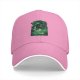 Black Baseball Cap With Anime Swordsman Green Graphic Print