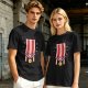 Olive T-Shirt With Cartoon Bacon Champion Medal Print