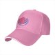 Black baseball cap with cartoon poop graphic and text print