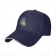 Black Baseball Cap with Whimsical Fantasy Character Art Print