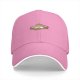Black Baseball Cap with Toast Egg and Bacon Breakfast Print